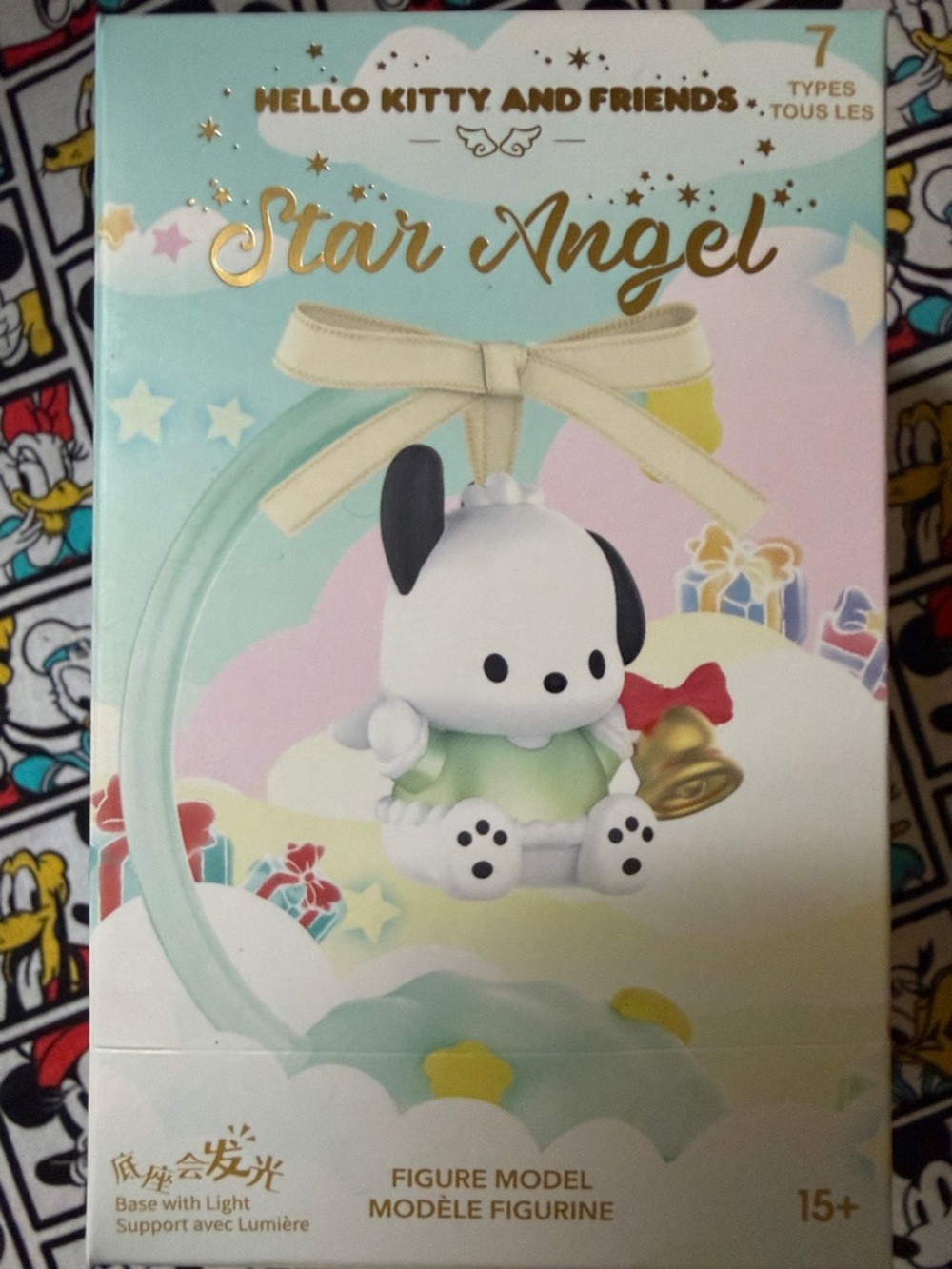 Sanrio Star Angel Blind Box Random Figure With Night Light Base New Sealed